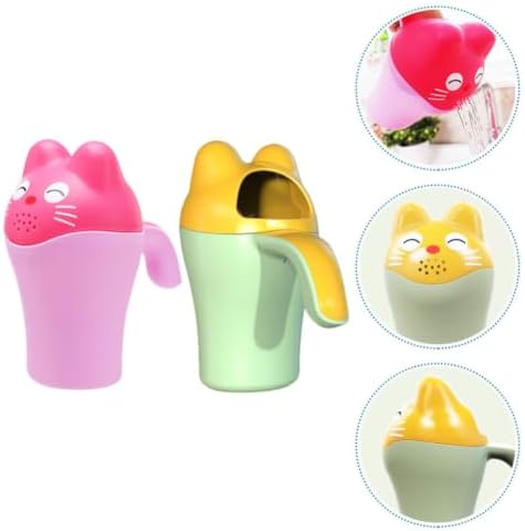 2pcs Bath Rinser Cup for Shower and Bath, Pp TPE Detachable No Burr - Image 6