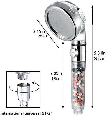 Nosame Shower Head, Filter Filtration High Pressure Saving with ON/Off - Image 5