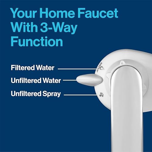 Brita Faucet Mount Water Filter System, White, No-Wait Filtration, Easy Install, Multi-Use Tap Water Filter for Kitchens, Bathrooms & Small Spaces - Image 5