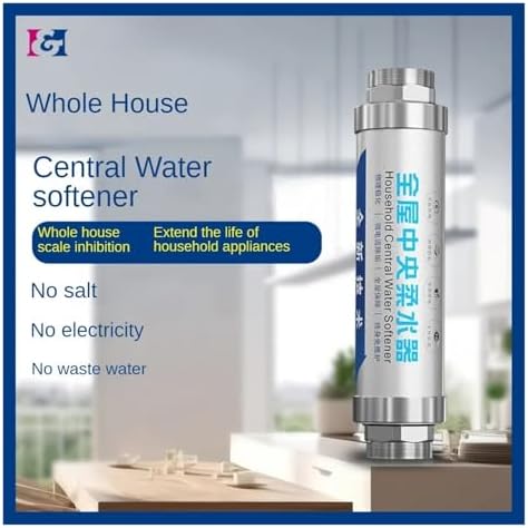 YPMart Whole House Water Softener System,Salt Free Descaler System,Big Flow Hard Water Filter Remove Scale and Chlorine for Home Office - Image 2