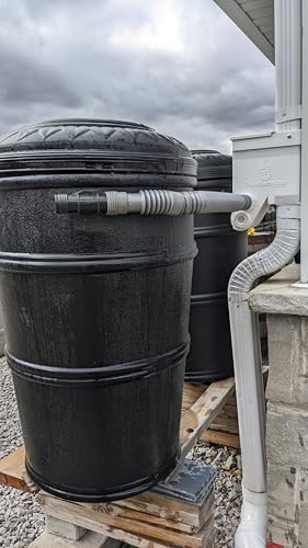 Best Downspout Diverter Rainwater Harvesting & Collection, Self-Flushing, Prevents Clogs, Fits 2-5/8 x 2-5/8, 2×3, 3x3, 3×4, up to 5x5 & Round Downspouts. - Image 2