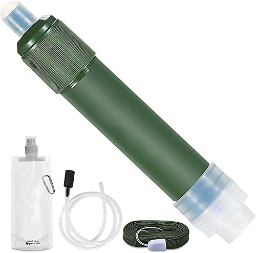 RYTM 3-PC Mini Water Purifier Survival Gear Can Filter 3000l Water 4-Stage Filtration Personal Water Filtration Straw, for Hiking, Camping, Travel - Image 6