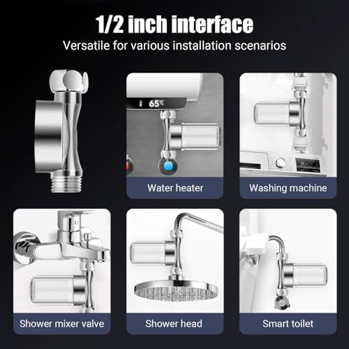 Brass Sediment Filter, Washing Machine Water Filter Garden Hose Sediment Filter for Electric Water Heater Shower - Image 3