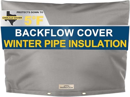 30" W x 24" H Insulated Backflow Cover, Gray, 7-Layer by CholilaCover