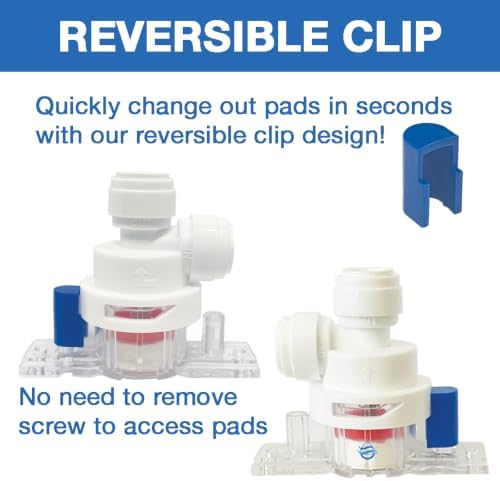 1/4 or 3/8 Inch Leak Stop Valve, Water Guard+ Water Leak Protection Valve, For Reverse Osmosis, Under Sink, or Inline Plumbed System, Mechanical Auto Shut Off Device (3/8" 1-Pack) - Image 2