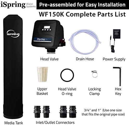 iSpring WF150K Whole House Central Water Filtration System with Set and Forget Smart Valve, Up to 10 Years - Image 6