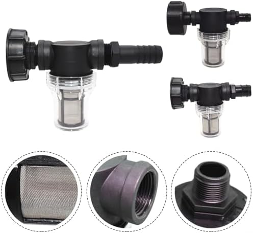 Stainless Steel 100 Mesh Rain Filter Connector For IBC Water Storage Garden Hose Downspout Leaf Strainer Reusable Basket Black(32mm) - Image 2