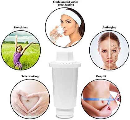 Replacement Water Filters, Alkaline Water Filter Replacement, Ionized Water Filter Cartridge, Reduce Chloride, hard metals, increase pH,7 Stage, used for Pitcher - 3-Pack - Image 5