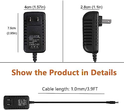 5V 3A AC/DC Adapter Charger Compatible with ScaleBlaster SB-75 Electronic Descaler Water Conditioner Power Supply Cord Mains PSU - Image 2