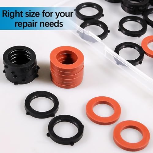 80 Pcs Garden Hose Gasket Rubber Seal, Fits 3/4 Inch Outdoor Hose Fittings - Image 3