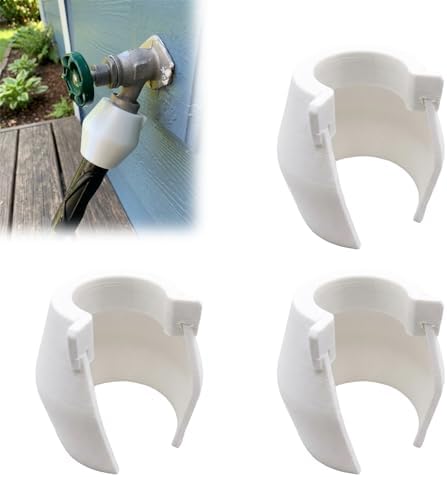 Faucet Splash Guard Compatible with Standard Spigot Backflow Preventer Cover, Garden Hose Spigot Shield Outer Water Spray Deflector for Yard Outdoor Valves, 3 Pack by Unknown
