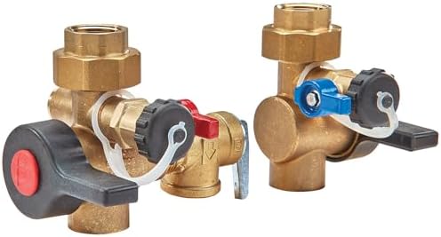 Watts Lead-Free Tankless Water Heater Valve Set 3/4" NPT Inlet FNPT Outlet by WATTS