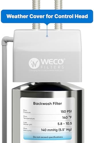 WECO Whole House Self-Cleaning Salt-Free Water Conditioner/Filter with Catalytic Activated Carbon and KDF-85® Media Guard - Made in U.S.A. (CCMG-0948) - Image 6