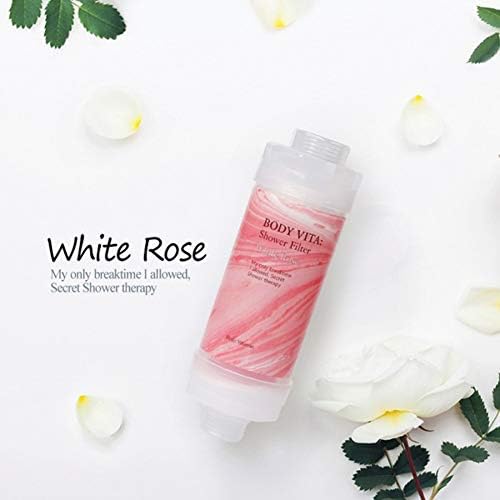 Vitamin Shower Filter for Reduces Dry Itchy Skin, Dramatically Improves the Condition of Your Skin and Hair White Rose - Image 3