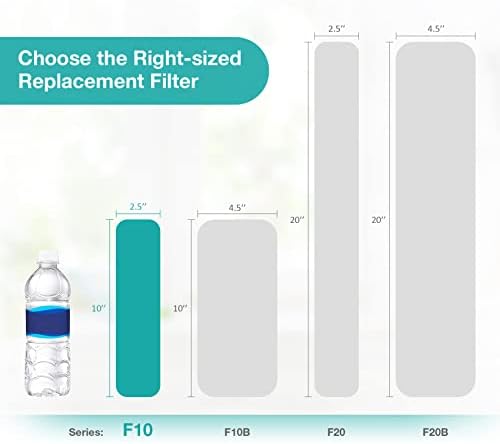 SimPure 5 Micron 10" x 2.5" Whole House CTO Carbon Sediment Water Filter - Image 6