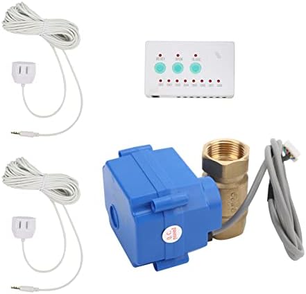 Water Leak Detection System Kit with Single Brass Ball Valve, Dual Way Alarm & Shut Off Valve, DN20 Electric Ball Valve for Warehouses, Factories, Homes - Image 2