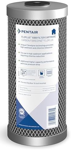 Pentair Pentek FloPlus-10BB Big Blue 10-Inch Carbon Block Water Filter by PENTAIRPENTEK