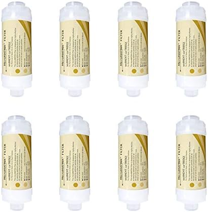Water Purifying Sediment Filters for Bidet/Shower/Sink 15mm Screw Type 8ea Set by Unknown