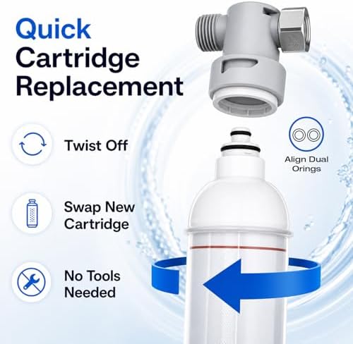 H&G Lifestyles Shower Water Softener for Hard Water, Up to 2000 Gallons - Image 3