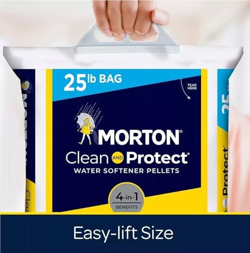 (3Pack) - 25lb Bags Morton Clean and Protect Water Softener Salt, Easy-Carry, Senior-Friendly, Lightweight - Image 4