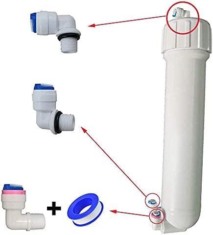 HUINING RO Membrane Housing for Residential Reverse Osmosis Membrane Water Filter Cartrige Replacement for Home Drinking Water Filtration System Household - Image 4