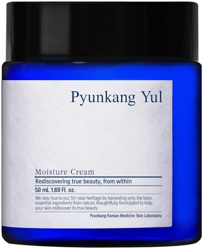 Pyunkang Yul PKY Moisture Cream for Deep Hydration with fresh finish, Lightweight face moisturizer for daily use, Minimal Ingredients, Zero-Irritation, Korean Skincare (1.69 Fl.Oz, 50ml) by PyunkangYul