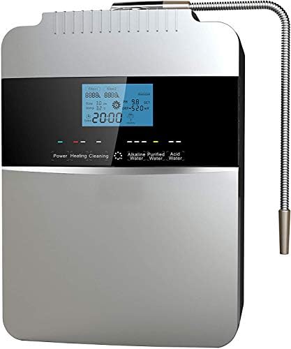 Water Purifier Machine Water Ionizer ORP+500 to -800 PH 2.5-11.2 Alkaline Acid Water Best Home Alkaline Water Filtration System/Instant heating58-136.4 °F/12,000 Liters Per Filter / 7 Water Settings by Unknown