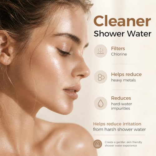 Korean Beauty VC Scent Handheld Filter Shower Head with Rotary Switch | Anti-Chlorine Hard Water Filter, Gentle Skin & Smooth Hair, Easy Install - Image 6