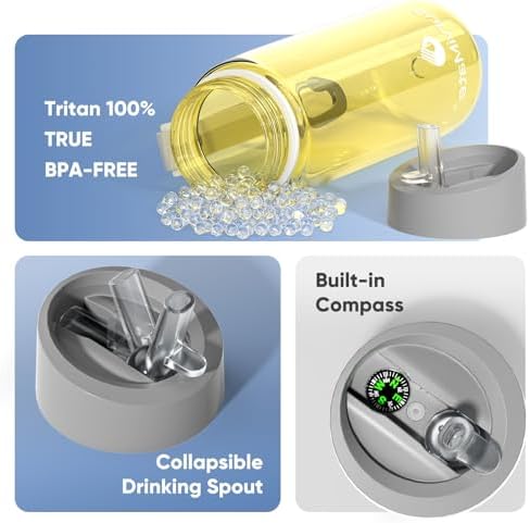 SurviMate 5-Stage 0.01μm Ultra-Filtration Filtered Water Bottle BPA-Free - Image 5