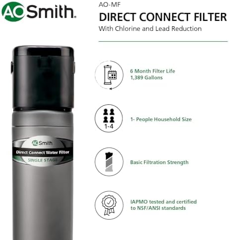 A. O. Smith Under Sink Water Filter | Basic Direct Connect | AO-MF - Image 2