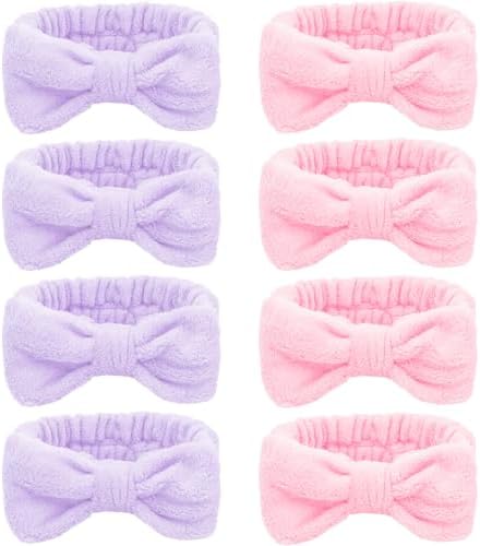 Ondder Skincare Headband for Washing Face Spa Makeup Face Wash Headband Skin Care Headbands Terry Cloth Head Band Bachelorette Party Favors Spa Party Hair Accessories Bachelorette Gifts for Bride by Ondder