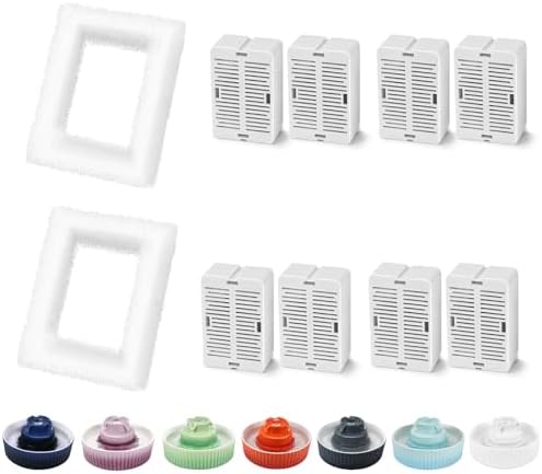 Lawfery 8 Pack Ceramic Cat Water Fountain Filters Replacement by Lawfery