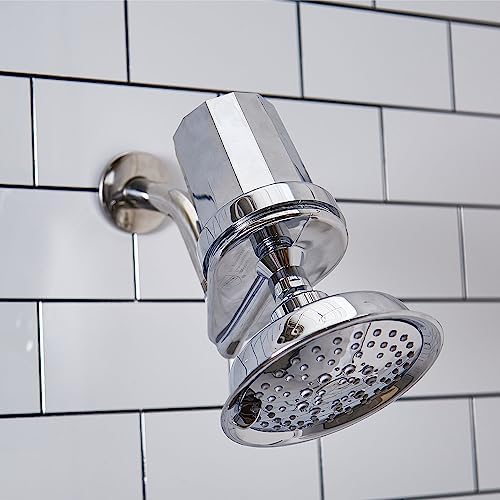 GE Shower Filtration System | Removes Chlorine | Easy to Install to an Existing Shower Head Tool Free in Minutes | Filter Included | Replace Filter (FXSCT) Every 6 Months, White (Pack of 2) - Image 4