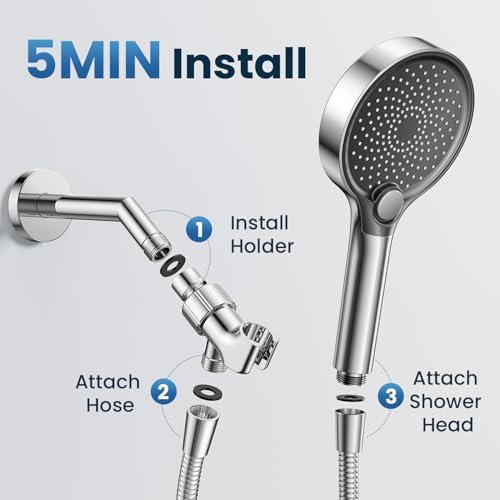 Filtered Shower Head with Handheld for Hard Water - Image 6