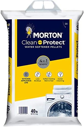 Generic Morton Clean and Protect Water Softener Salt Pellets, 40 LB Bag (Pack-1), White by Unknown