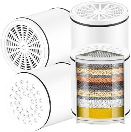 Aquaronvie 2 Pack Shower Filter Cartridge for Hard Water by AQUARONVIE