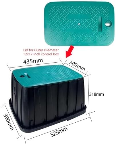 12 x 17 Inch plastic Irrigation Valve Box Cover - Image 3