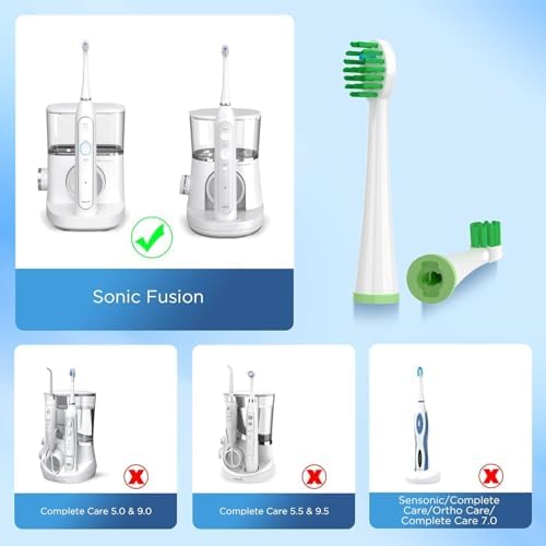 Replacement Hose & Toothbrush Head for Waterpik Sonic-Fusion SF-01/02/03/04 - Image 3