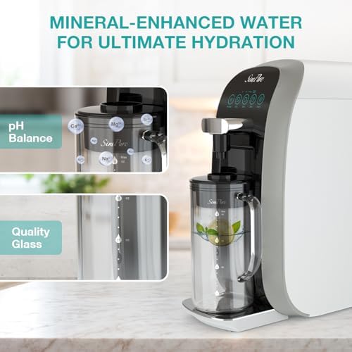 SimPure Y7T-A Countertop Reverse Osmosis Water Filter, 5 Stage Mineral RO - Image 4