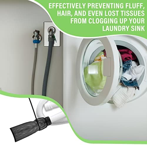 Shappy 24 Pack Washing Machine Lint Traps with Cable Ties (Black) - Image 4