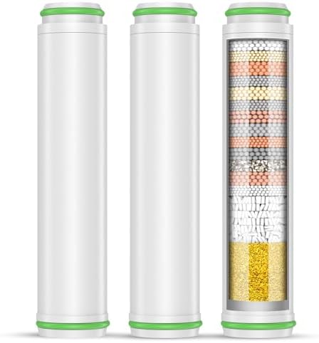 PWERAN Shower Filter for Handheld Shower Head, 3 Pack 18 Stage Replacement Filters for Hard Water Remove Chlorine and Harmful Substances by Sipaote