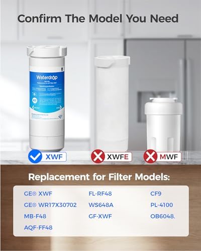 Waterdrop XWF Water Filter Replacement for GE® WR17X30702, 2 Pack, No chip - Image 2