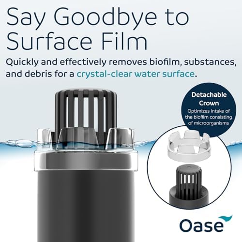 OASE CrystalSkim 600 Surface Skimmer for Freshwater and Marine Aquariums – Compact Internal Filter for Film Oil and Debris Removal, Quiet, Adjustable Flow, Shrimp-Safe, for Tanks up to 160 Gal / 600 L - Image 5