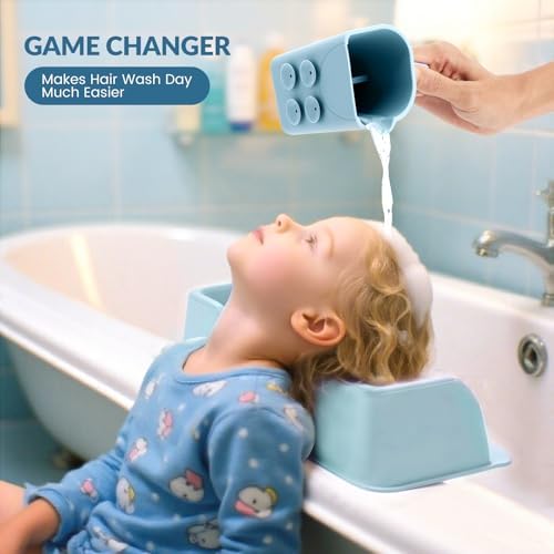 Portable Shampoo Basin for Kids, Hair Washing Station at Home - Image 3