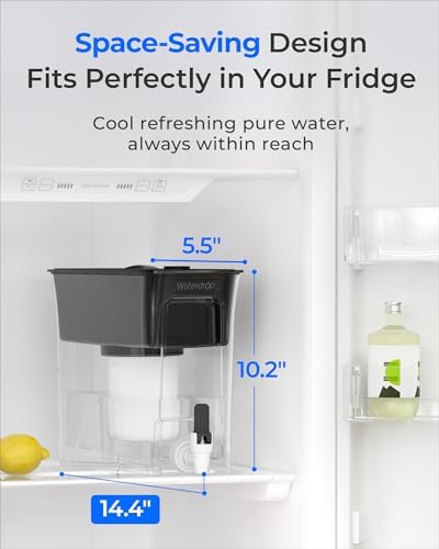 Waterdrop WFD-03L Water Filter Dispenser, TDS Reduction, 35-Cup, White - Image 5