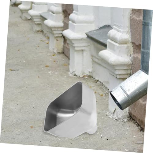 Water Diverter Downspout Adapter Stainless Steel Rainwater Funnel for Efficient Drainage Versatile Gutter Connector for Rooftops and - Image 5
