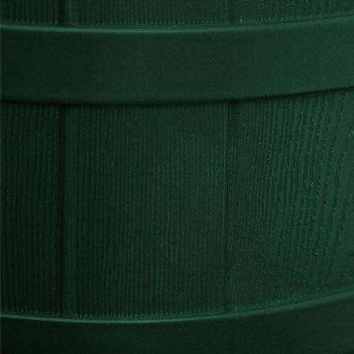 Good Ideas Rain Wizard Water Storage Premium Quality Collection Barrel with Brass Spigot, Safety Screen, and 50 Gallon Capacity, Green (4 Pack) - Image 6