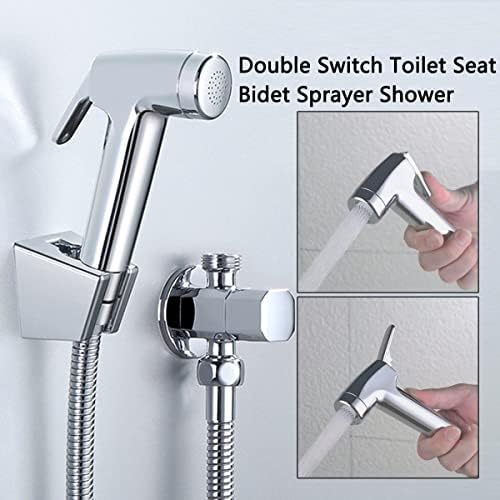 LikeHome Bidet Sprayer for Toilet,Handheld Bidet Rinse Spray Head Hand Toilet Attachment Sprayer Chrome（Without T-Adapter） - Image 3