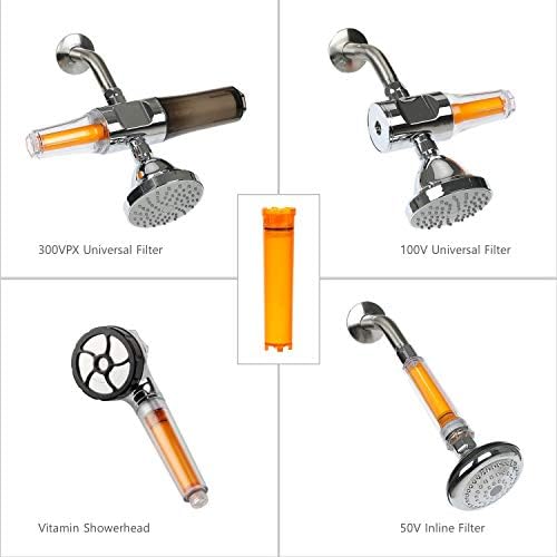 Shower Filter VCF-03 - Vitamin C Shower Refill Filter, 6 Cartridges (1 pack of 3x2) For VitaPure Sonaki Vitamin Shwoerhead, VCF-100, 100V, SUF-300VPX, VPM300 - Image 3