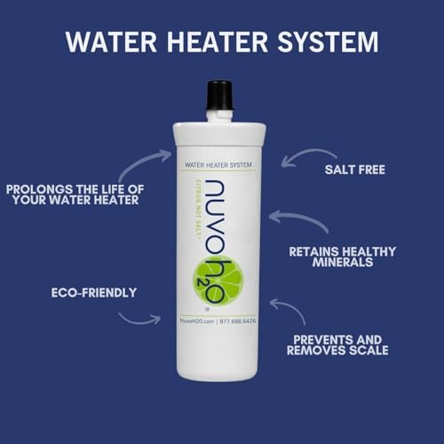 NuvoH2O Water Heater Replacement Cartridge – Salt-Free Scale Prevention for Water Heaters – Quick-Connect Design – Eco-Friendly, No Salt or Wastewater – Compact Filter Housing - Image 2